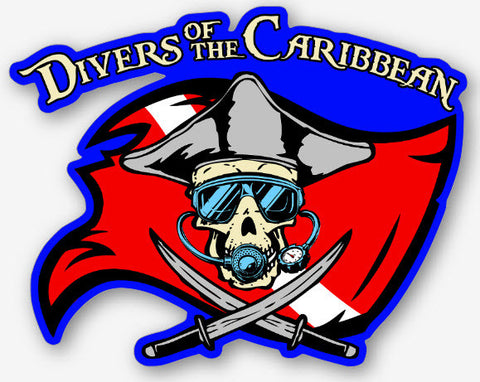 Divers of the Caribbean Sticker