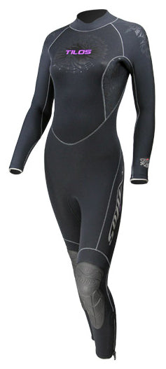 Tilos 7/6/5mm Cobalt Superstretch Jumpsuit - Ladies Wetsuit