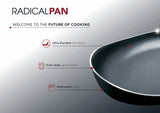 Rad USA® Nonstick Hard-Anodized Aluminum Radical Pan in Black