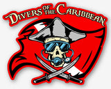 Divers of the Caribbean Sticker