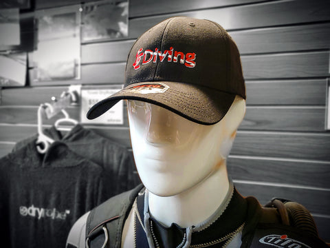 Embroidered SCDiving Logo - Black Otto Flex Hat