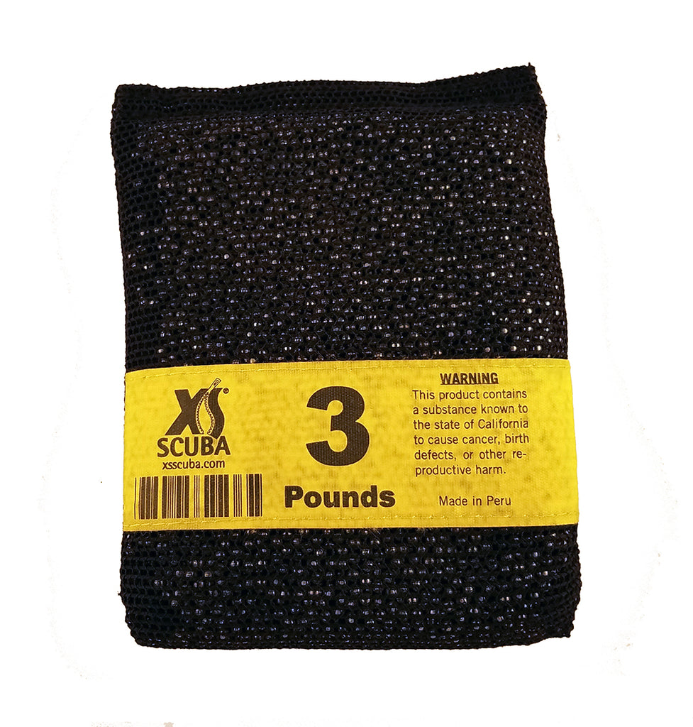 Dive Weights - Lead Shot Soft Pouch 1lb, 2lb, 3lb, 4lb, 5lb
