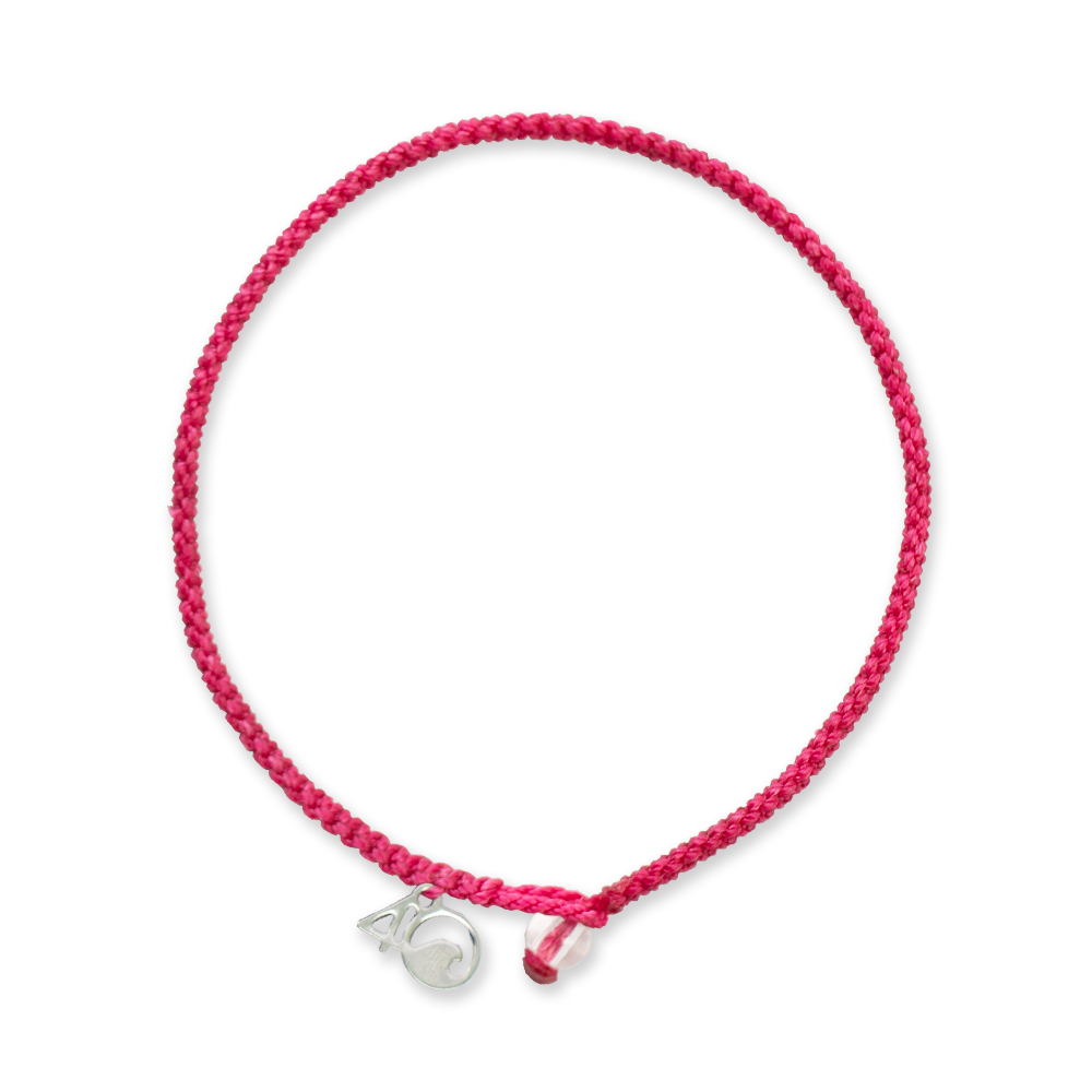 4ocean Pink Flamingo Braided Bracelet - Pink