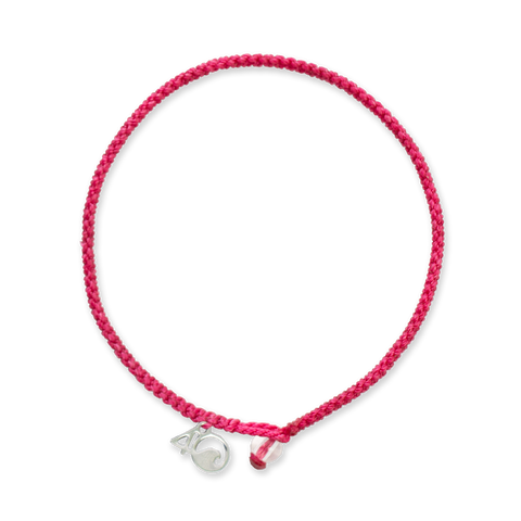 4ocean Pink Flamingo Braided Bracelet - Pink