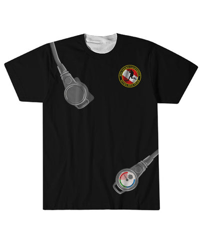 Dive Gear T-Shirt - Black with Dive Team Logo