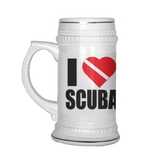 I Love Scuba - Beer Stein