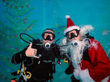 Breathing on Nex Regulators is like a dream.  Even Santa Loves Nex! Nex Dive Mask, available exclusively at SCDiving Dive Shop!