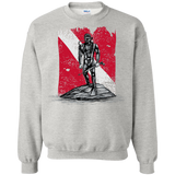 Printed Crewneck Pullover Sweatshirt  8 oz