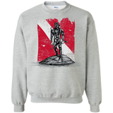 Printed Crewneck Pullover Sweatshirt  8 oz