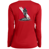Ladies Long Sleeve Performance Vneck Tee