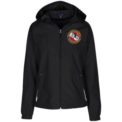 Ladies Jersey-Lined Hooded Windbreaker