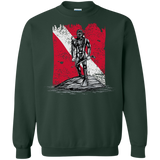 Printed Crewneck Pullover Sweatshirt  8 oz