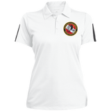 Ladies Performance Textured Three-Button Polo