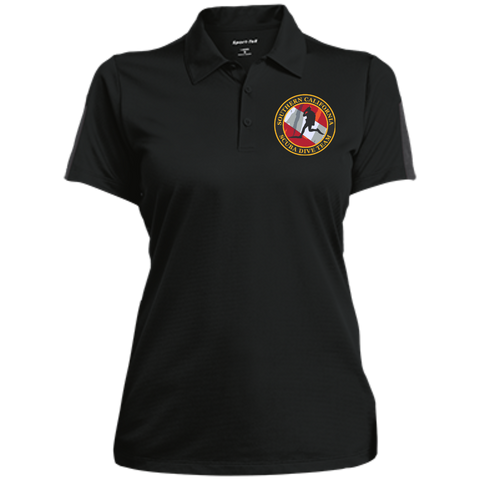 Ladies Performance Textured Three-Button Polo