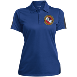 Ladies Performance Textured Three-Button Polo