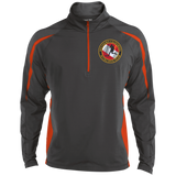 Mens Sport Wicking Colorblock Half-Zip