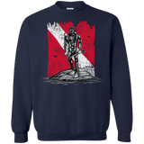 Printed Crewneck Pullover Sweatshirt  8 oz