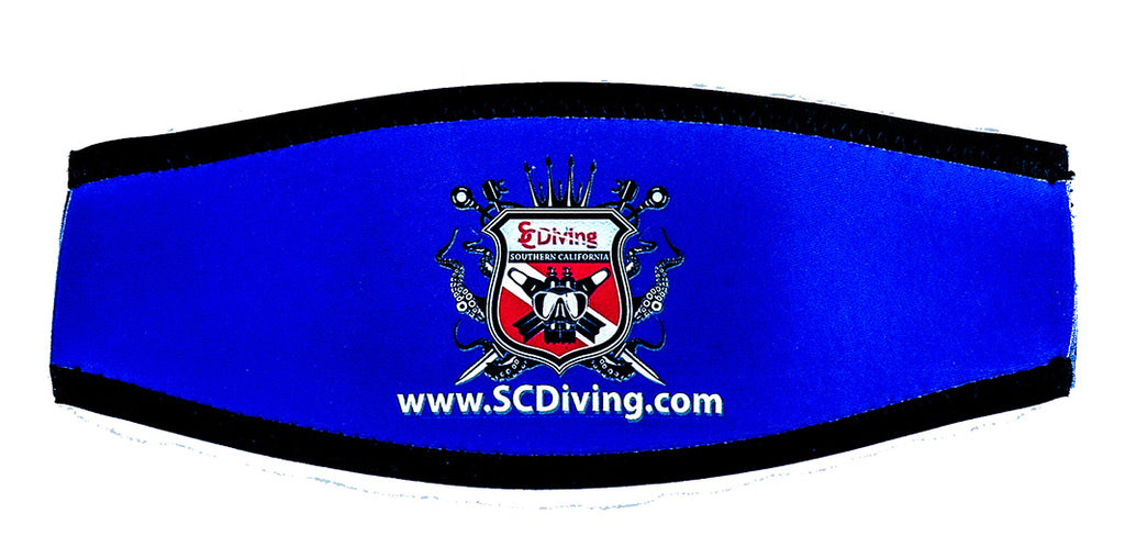 Mask Strap Cover - with SCDiving Dive Shop Logo