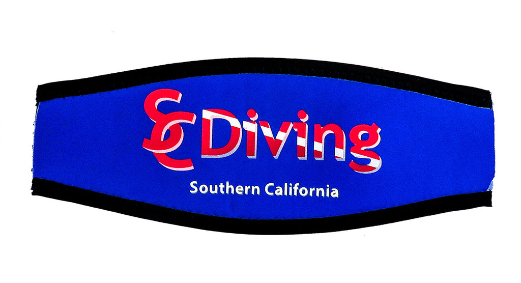 Mask Strap Cover - with SCDiving Logo
