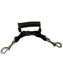 Coil Lanyard With Stainless Steel Clip To Clip