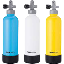 TankH2O Scuba Tank Vacuum Insulated Water Bottle 700mL