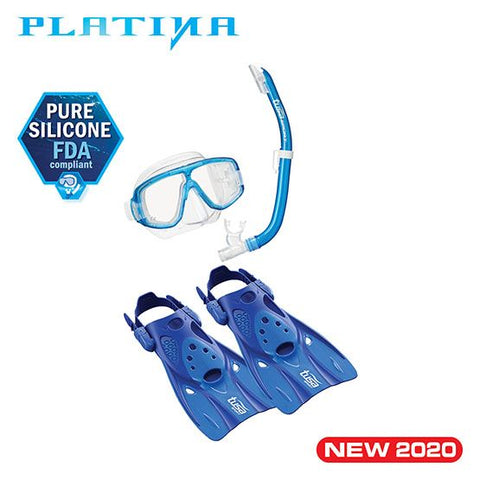 Tusa Platina Hyperdry Adult Travel Set for Snorkeling
