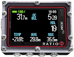 RATIO® iX3M Pro Dive Computer Series