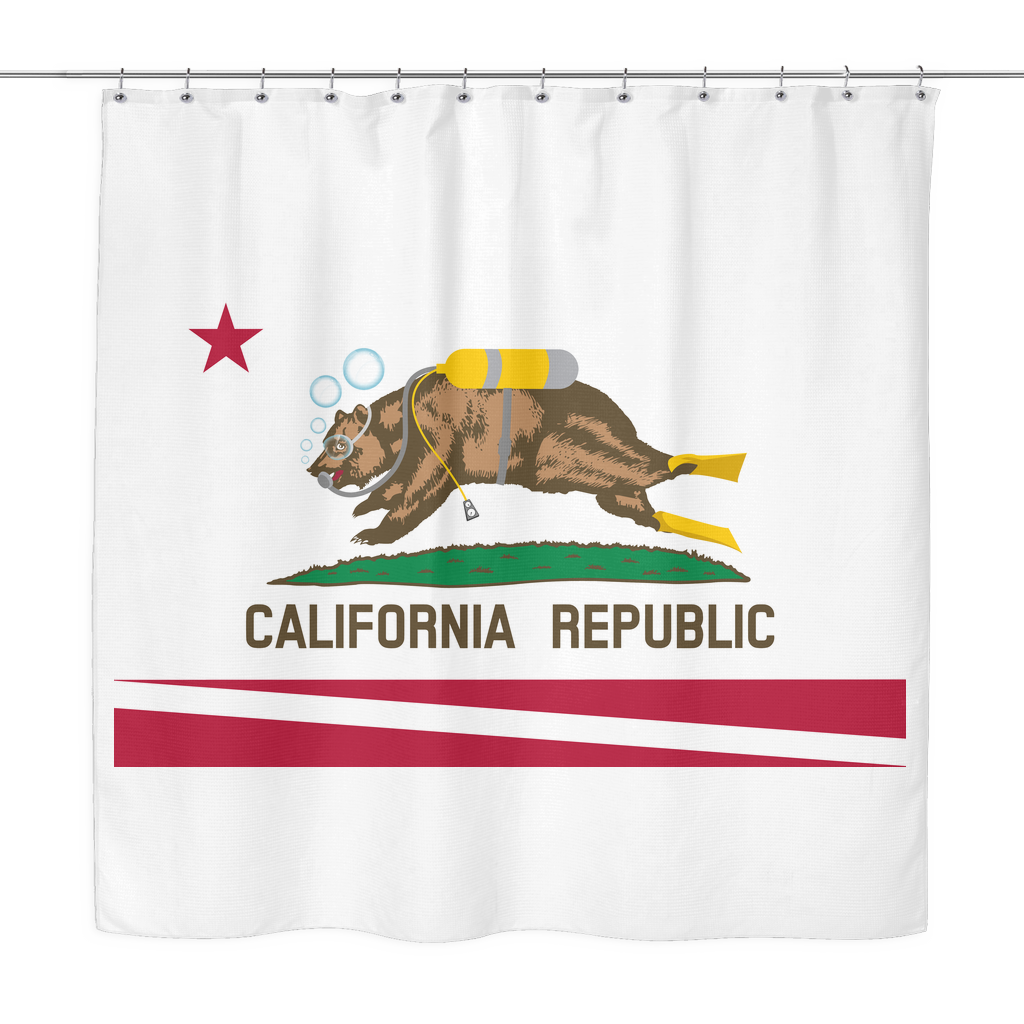 Shower Curtain - California Diving