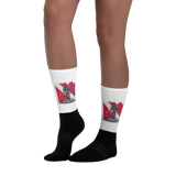 Bold Diver Black foot socks