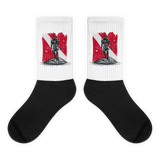 Bold Diver Black foot socks