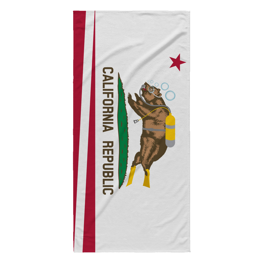 Beach Towel - California Diving